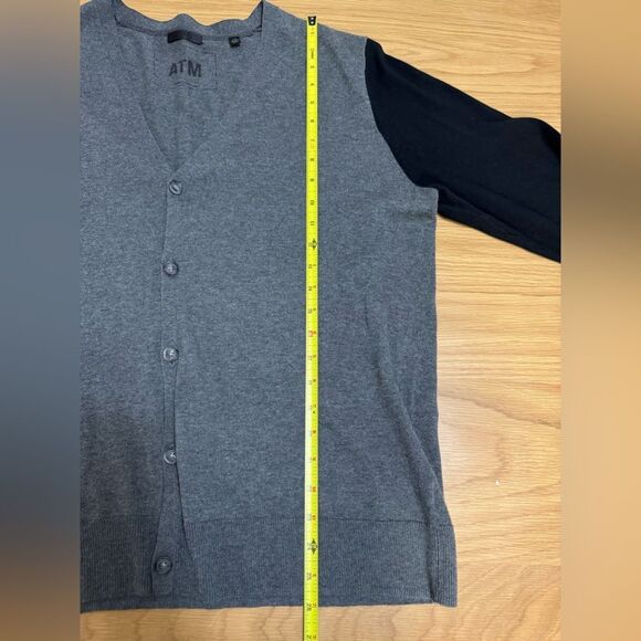 ATM Anthony Thomas Melillo Men’s Cardigan Size L – Cotton Cashmere Blend - Picture 8 of 8